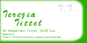 terezia tittel business card